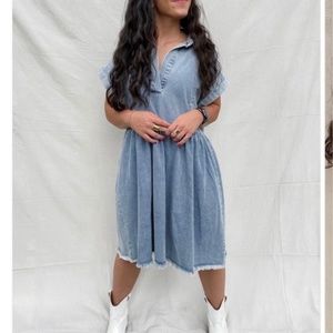 Umgee mini jean dress